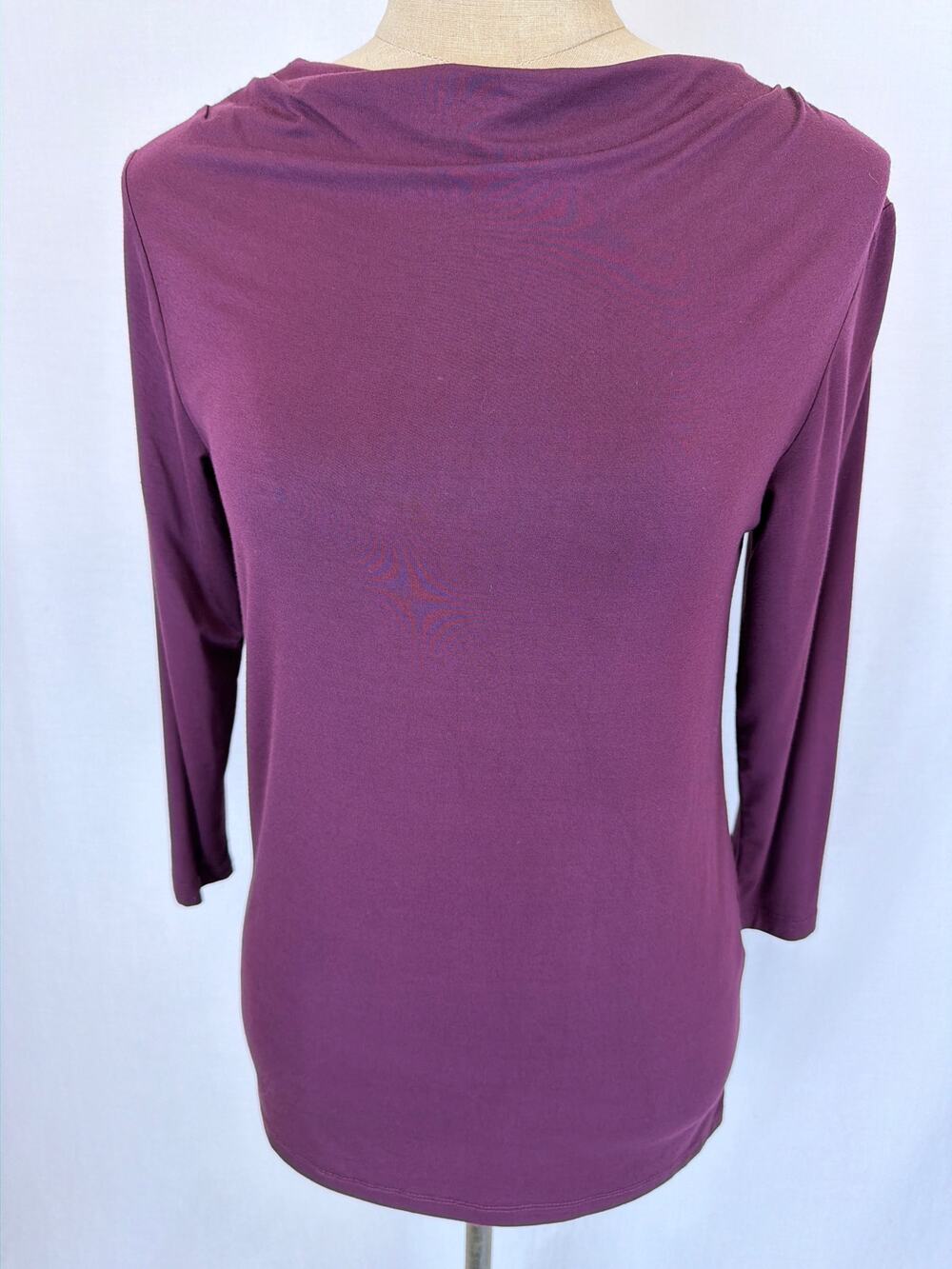NWT Soya Concept Funnel Neck Top - Eggplant Purple - #0441 XS